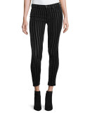 Nico Mid-Rise Skinny Ankle Jeans, Linear
