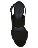 Taye Suede Two-Band Sandal