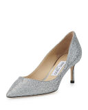 Romy Glitter Pointed-Toe 60mm Pump