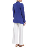 Open Interlock Jacket, Iris