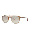 Kinney Square Sunglasses, Rose