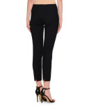 Emanuele Skinny Cropped Pants, Navy