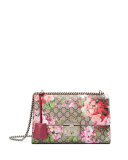 Padlock Blooms Shoulder Bag, Multi Rose