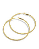 Cable Classics Hoop Earrings in Gold