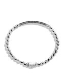 Petite Pavé ID Bracelet with Diamonds
