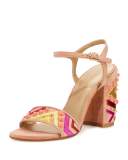 Both Embellished City Sandal, Naked