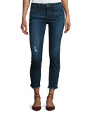 Mara Ankle Instasculpt Straight-Leg Jeans, Ravine