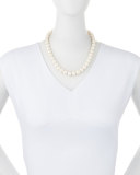 11mm Freshwater Pearl Necklace, 17"L