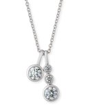 Forevermark 18K White Gold Four-Diamond Pendant Necklace
