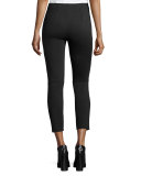 Pull-On Jersey Leggings, Charcoal 