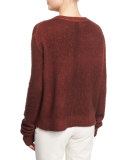 Rienda Extended-Sleeve Sweater, New Brick