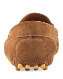Road Horsebit Slip-On Driver, Acero 