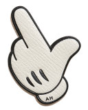 "Pointing In" Leather Sticker for Handbag