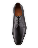 Leather Derby Shoe, Black