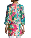 Watercolor Crinkled Reversible Jacket 