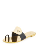 Nuvorock Flat Slide Sandal, Black