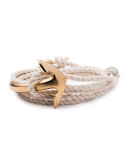 Men's Half-Anchor Rope Bracelet