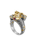Batu Naga Gold/Silver Dragon Ring