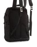 Tessuto Quilted Utilitarian Backpack, Black