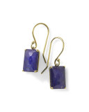 18k Gold Rock Candy Gelato Single Rectangle Drop Earrings