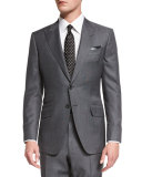 O'Connor Base Irregular Canvas Two-Piece Suit, Gray