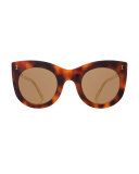 Boca Cat-Eye Sunglasses, Havana/Gold