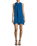 Cassidy Tie-Neck Shift Dress