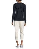 Long-Sleeve Raglan Pullover Tee