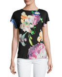 Woesy Tapestry Floral Tee