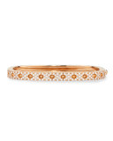 Pois Moi Rose Gold Single-Row Diamond Bangle