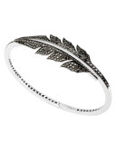 Magnipheasant Black Diamond Bracelet in 18K White Gold