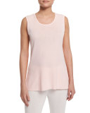 Round-Neck Soft Tank, Rose Water