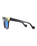 Magpie Cat-Eye Sunglasses