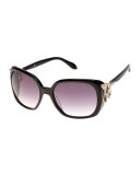 Crystal Snake-Temple Sunglasses