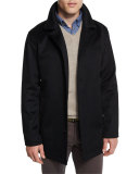 Madison Wool/Cashmere-Blend Trend-Fit Coat