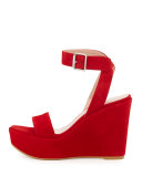 Truex Suede Wedge Sandal