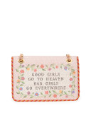 Good Girls Go to Heaven Shoulder Bag, Nude