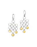 Gold-Drop Dot Earrings