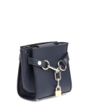Attica Mini Chain Satchel Bag, Navy