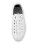 Linden Leather Platform Sneaker, White