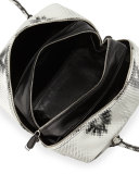 Python Eyes Inside Bag, White/Black (Bianco+Nero)