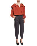 Modern Jodhpur Jeans, Charcoal