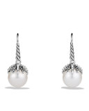 Starburst Earrings with Pearls and Diamonds
