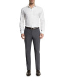 Genesis Slim-Fit Wool Trousers, Gray