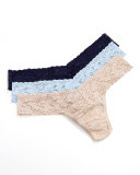 Signature Lace Low-Rise Thong