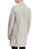 Whyte Cashmere Topcoat, Crisp Heather