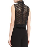 Bonita Colorblock Lace Sleeveless Top