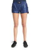 Logo-Front Lightweight Training Shorts, Navy/Black