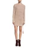 Sonia Sweater Dress w/Lace-Up Side