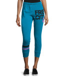 Strike Sounds Cropped Jogger Pants, Blue